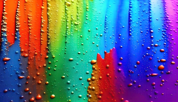 Photo a colorful background with water drops on it