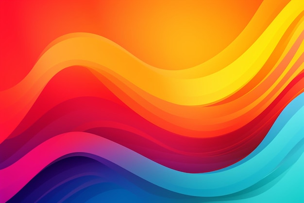 Colorful background with a wave pattern