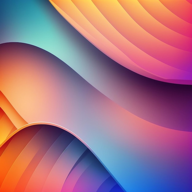 Colorful background with a wave pattern