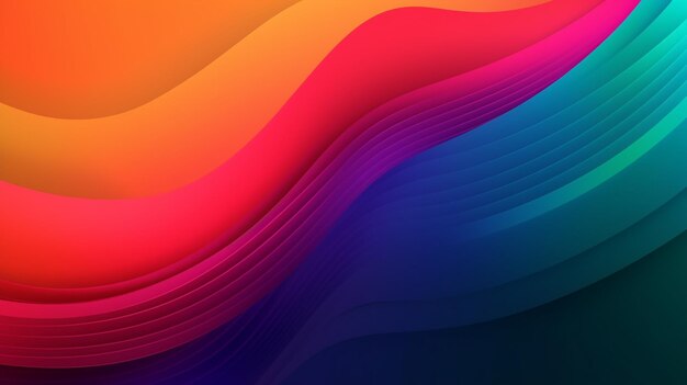 A colorful background with a wavy line