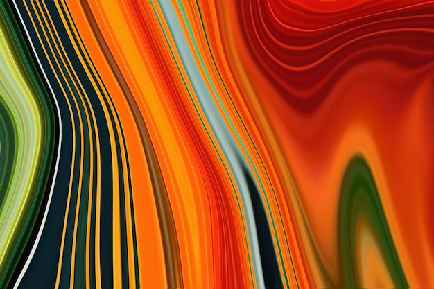 A colorful background with a wavy pattern of lines and colors