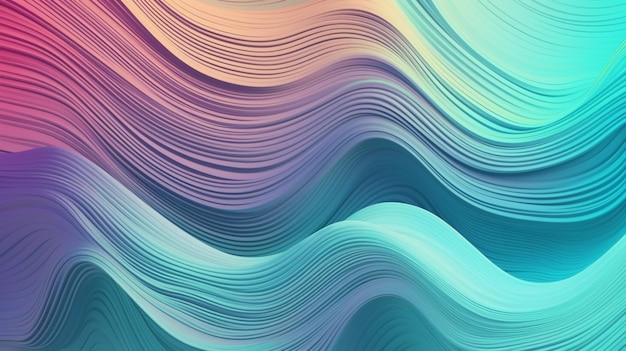 Colorful background with a wavy pattern pastel color