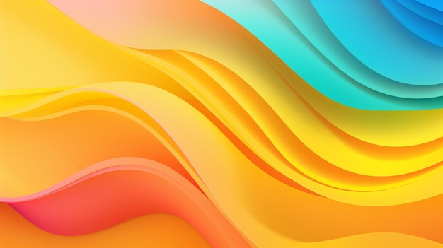 A colorful background with a wavy pattern.