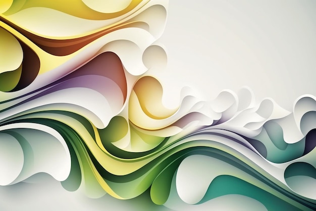 A colorful background with a white background and a blue background.