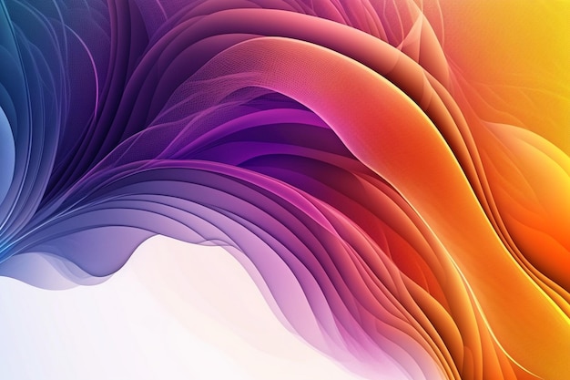 Colorful background with a white and orange background.