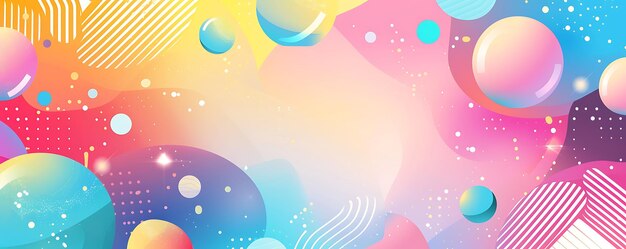 Photo a colorful background with the words quot bubbles quot on it