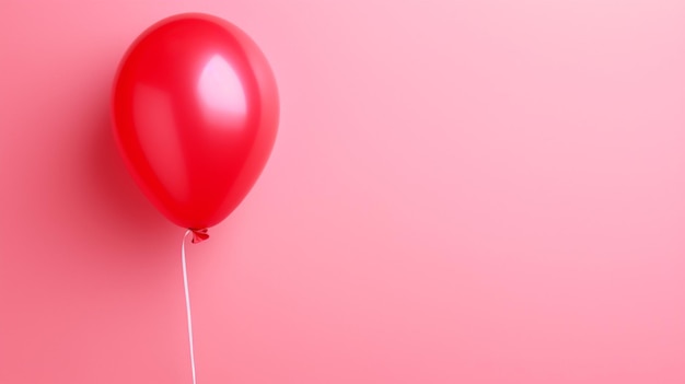 Colorful balloon isolated mockup