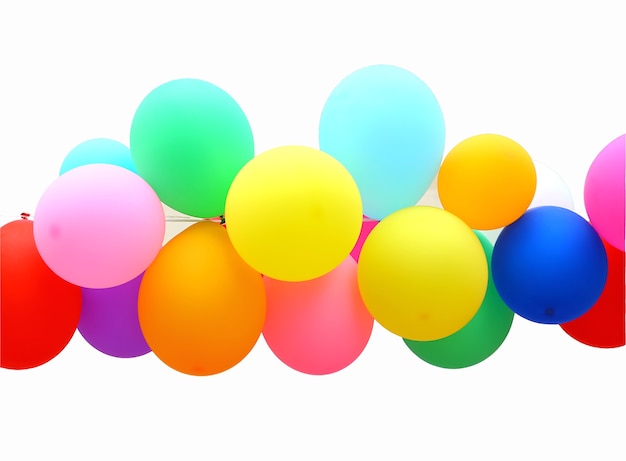 Colorful Balloon isolated on white background