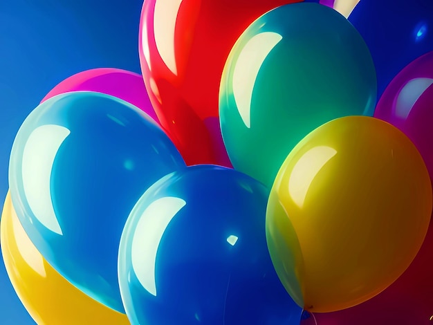 Colorful Balloons Background