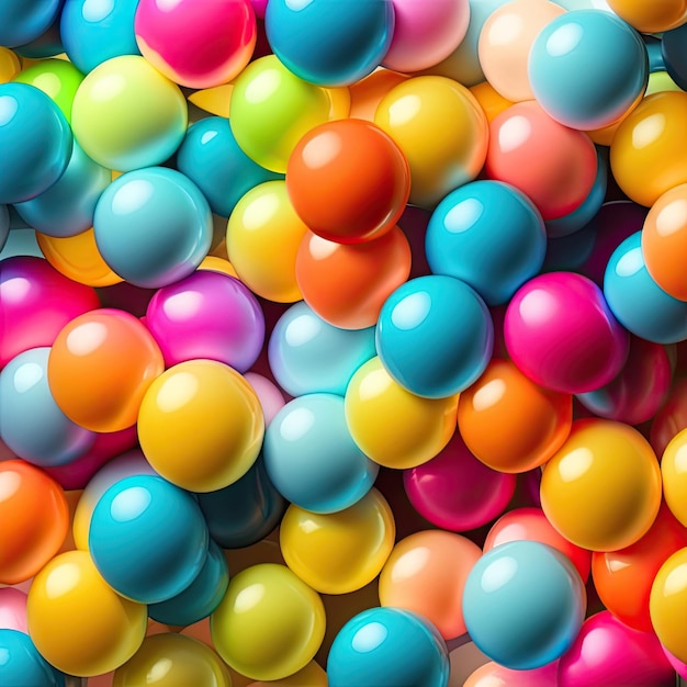 Colorful balloons background