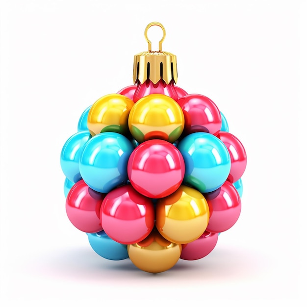 colorful balls decorative theme