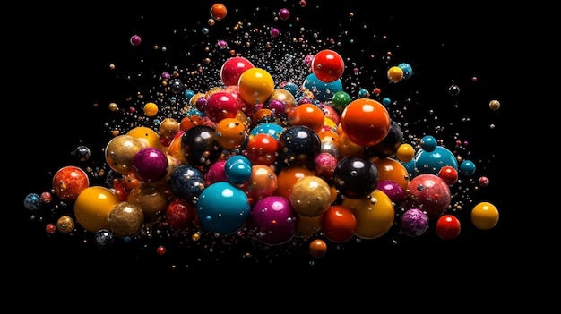 Colorful balls