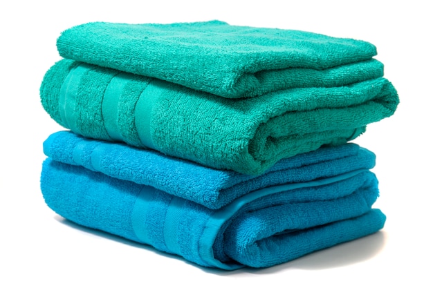 Colorful bathing towels