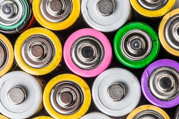 Colorful battery