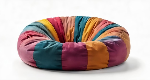 Photo colorful bean bag chair for a vibrant living space