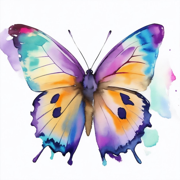 a colorful beautiful butterfly