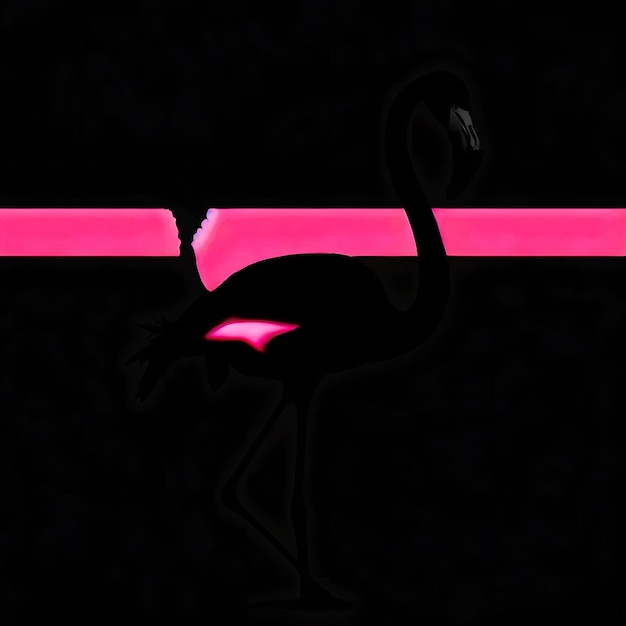 Красивое и красочное изображение Фламинго для создания дизайнов и логотипов