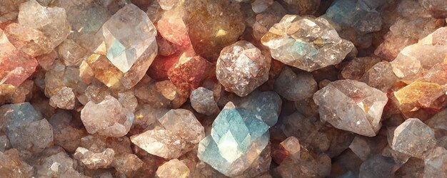 Colorful and Beautiful Gemstone Background