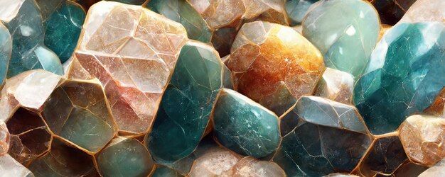 Colorful and Beautiful Gemstone Background