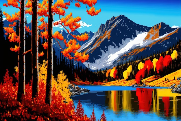 Colorful Beautiful Nature Landscape