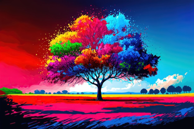 Colorful Beautiful Nature Landscape