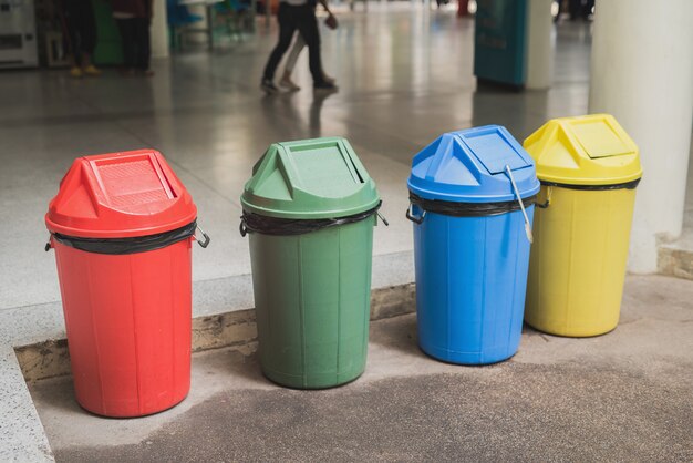 Colorful bin