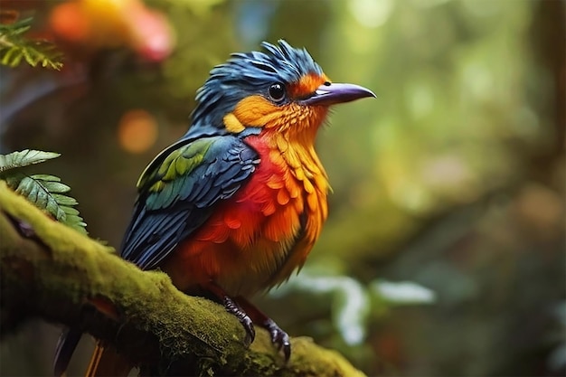 colorful bird Ai Generated