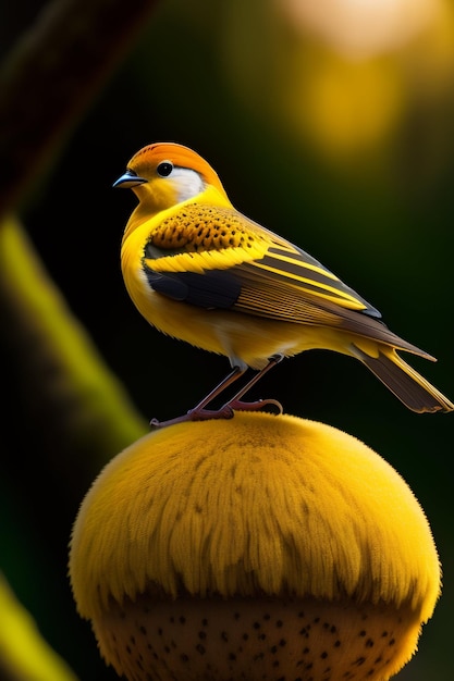 カラフルな鳥 空を飛ぶ鳥 生成された Ai