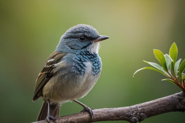 Colorful bird perched on a tree branch