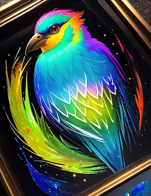 colorful bird wallpaper background