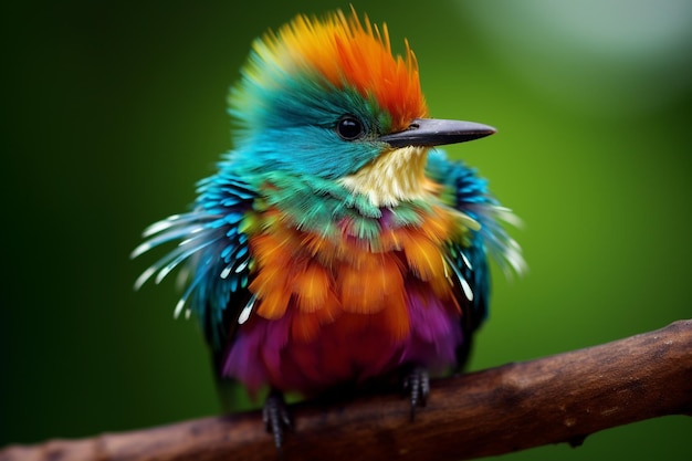 Photo colorful bird