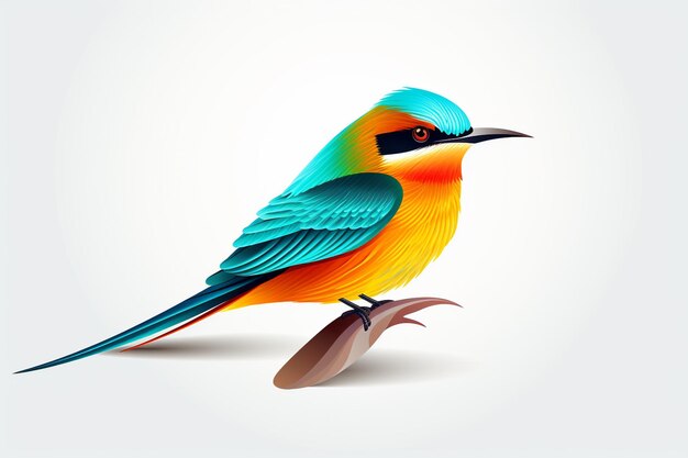 Photo colorful bird