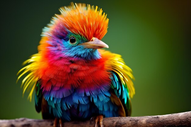 Photo colorful bird