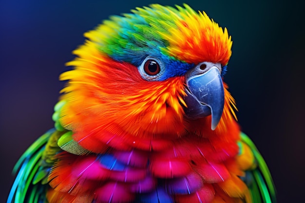 Photo colorful bird