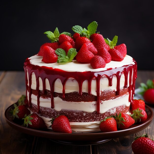 Colorful birthday cake with sprinkles and candles