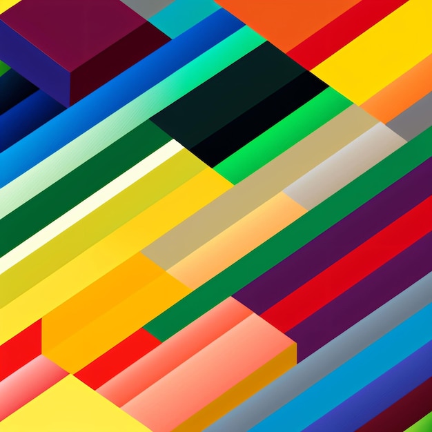 Photo colorful blocks background