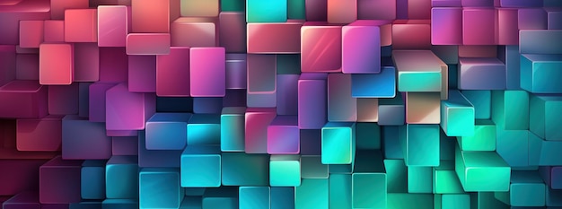 Colorful blocks wallpaper in the style of pastel toned