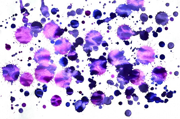 Colorful blue violet pink watercolor background 