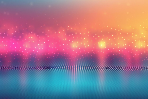 a colorful blurred background with a light blue and pink tint