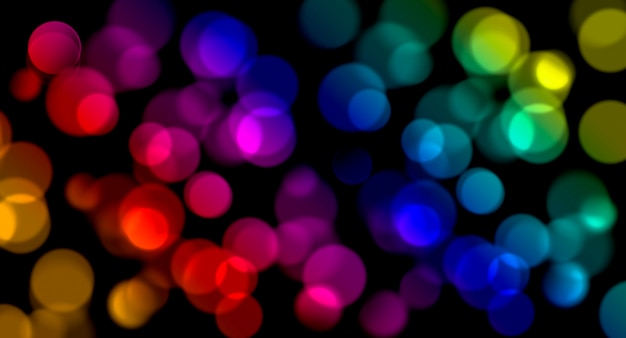 Colorful Blurred bokeh background