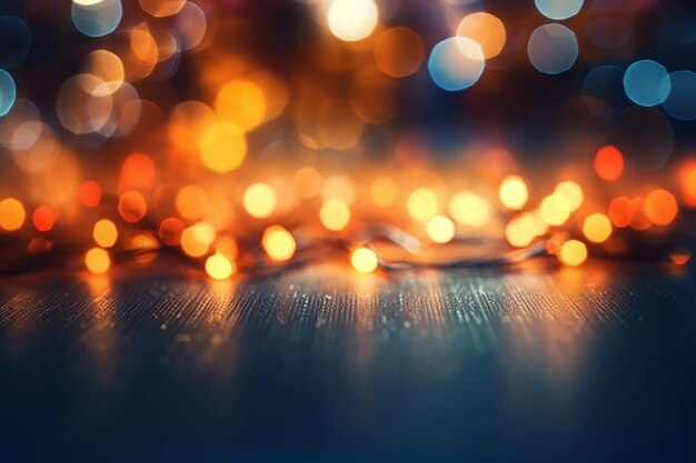 colorful bokeh background