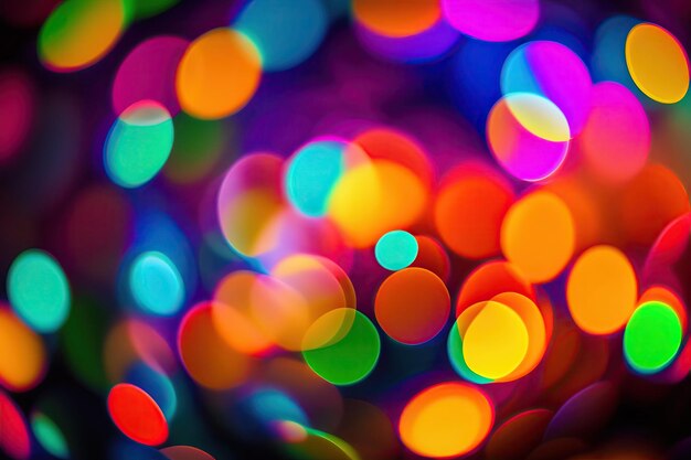 Colorful bokeh background