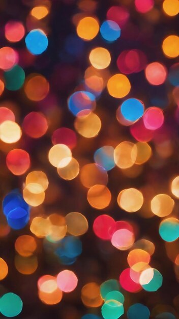 Colorful bokeh background