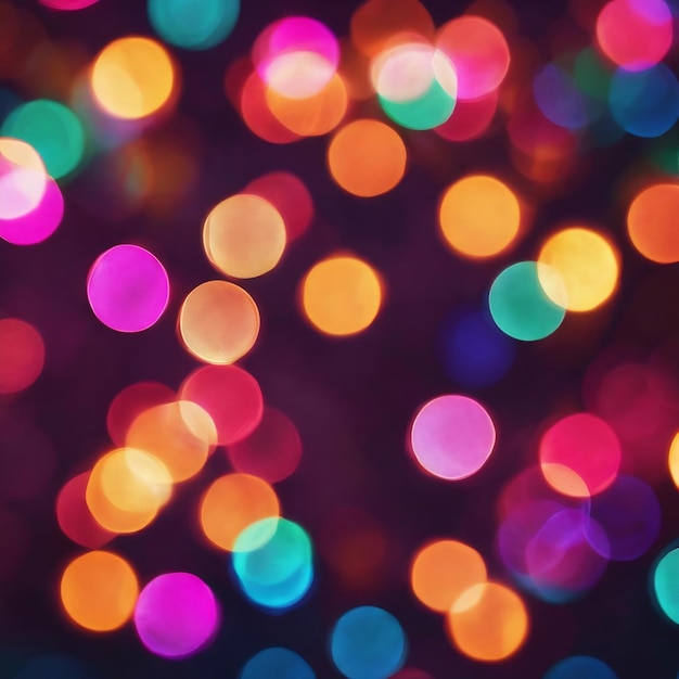 Colorful bokeh background