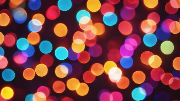 Photo colorful bokeh background