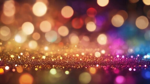 Photo colorful bokeh backgroundabstract lights defocused wallpaper