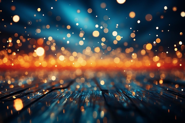 colorful bokeh effect wallpaper