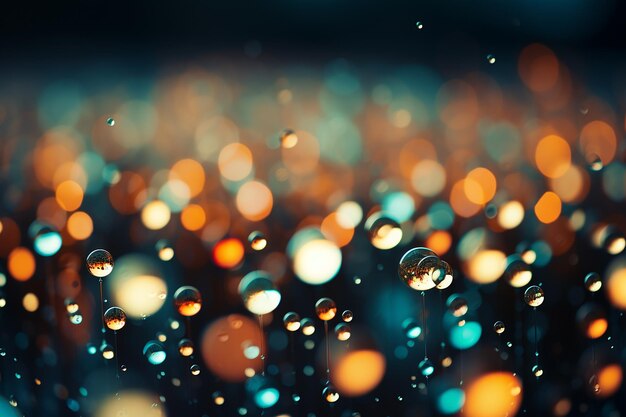 colorful bokeh effect wallpaper