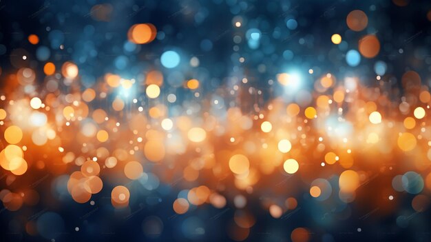 Colorful Bokeh Lights Background