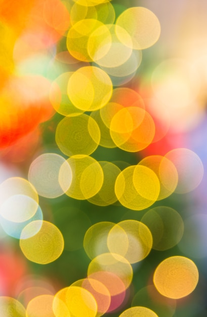 Colorful bokeh